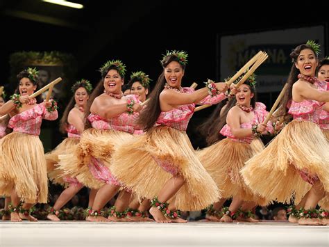 Hawaii Air National Guard airmen participating in the Merrie Monarch Festival